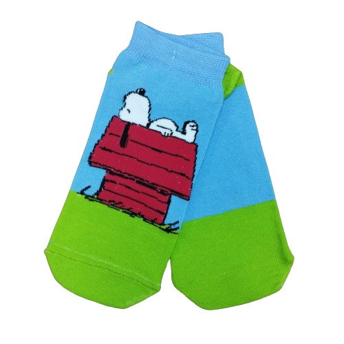 Medias Soquetes Snoopy - Snoopy & casita