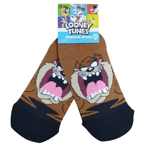 Medias Soquete Looney Tunes - Demonio de Tasmania (Taz) Oficial