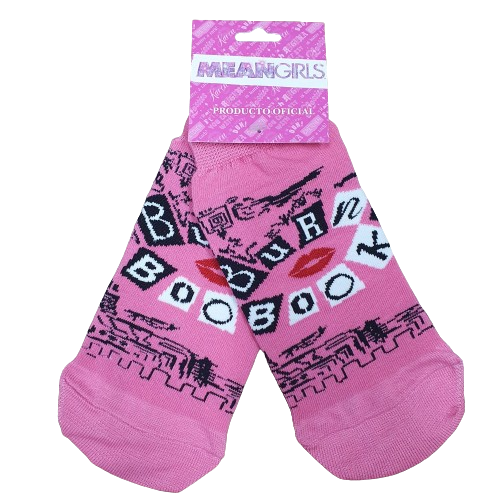 Medias Soquete Mean Girls - Burn Book Oficial