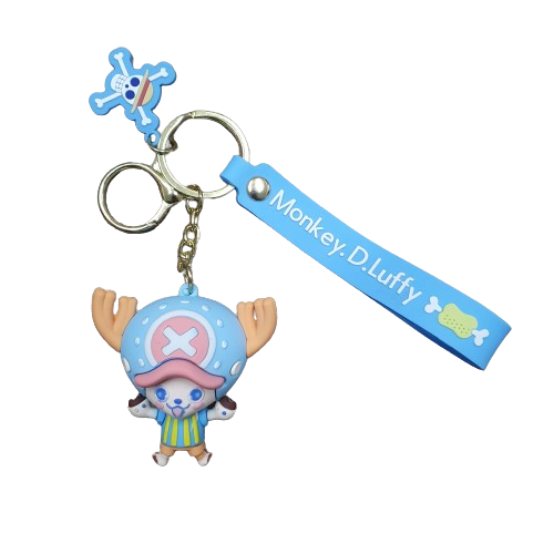 Llavero Goma 3D One Piece - Chopper brazos arriba