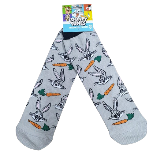 Medias 3/4 Looney Toons - Bugs Bunny Zanahoria Oficial