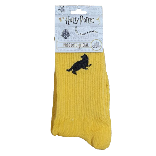 Medias 3/4 Puño Harry Potter - Amarilla Casa Hufflepuff Oficial