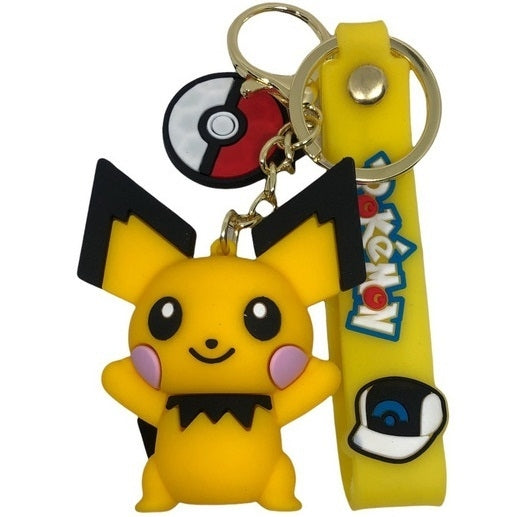 Llavero Goma 3D Pokemon Pichu saludando