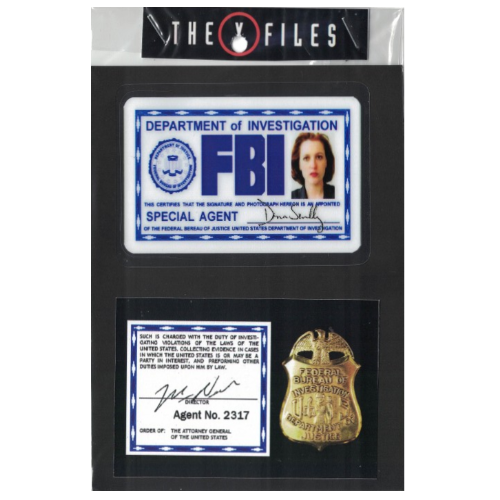 Credencial - X-Files - Dana Scully (1ra temporada)