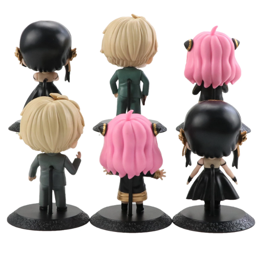 Figuras (Set x6) Spy x Family - Personajes Chibi 10cm