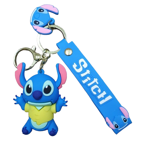 Llavero Goma 3D Lilo &amp; Stitch - Stitch Camisa Amarilla