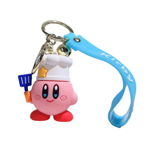 Llavero goma 3D Kirby - Chef - Cocinero
