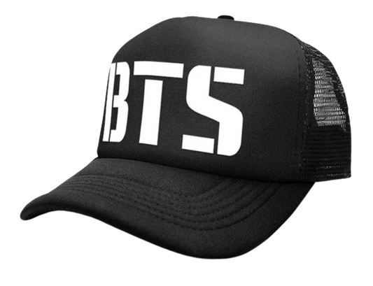 Gorra trucker BTS - Letras blancas