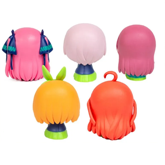 Figuras (Set x5) Somos Quintillizas - Chibi Uniforme 5cm aprox.