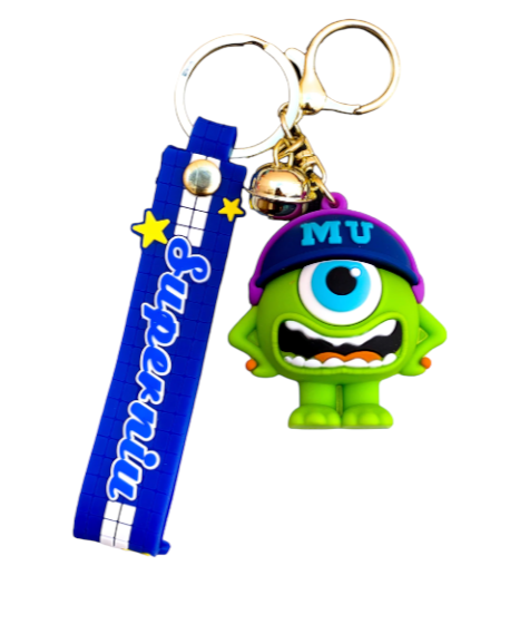 Llavero Goma 3D Monster Inc Mike Wazowski