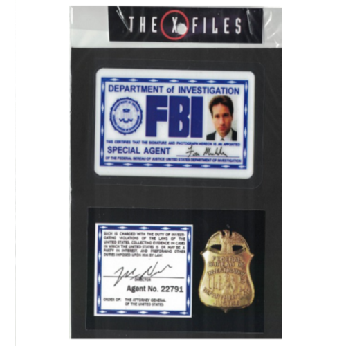 Credencial - X-Files - Fox Mulder (1ra temporada)