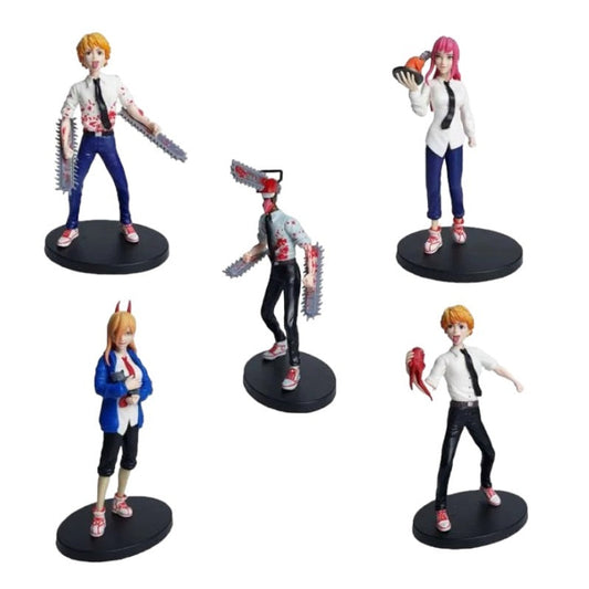 Figuras (Set x5) Chainsaw Man - Personajes 18-19cm