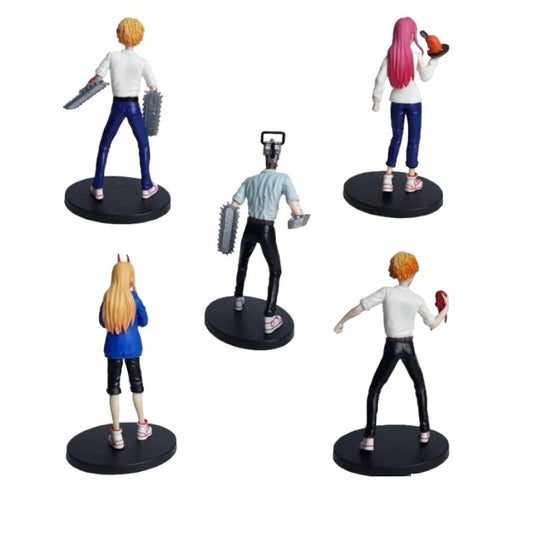 Figuras (Set x5) Chainsaw Man - Personajes 18-19cm