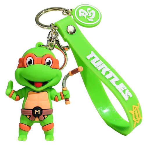 Llavero goma 3D Tortugas Ninja - Michelangelo