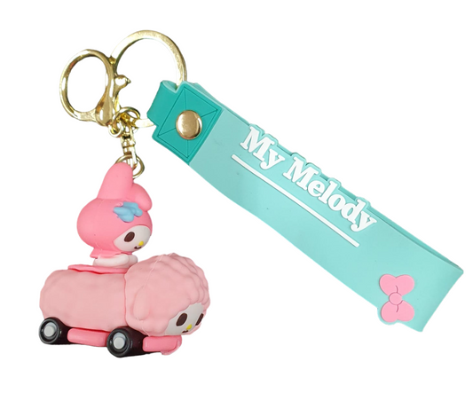 Llavero Goma 3D Sanrio - My Melody Auto
