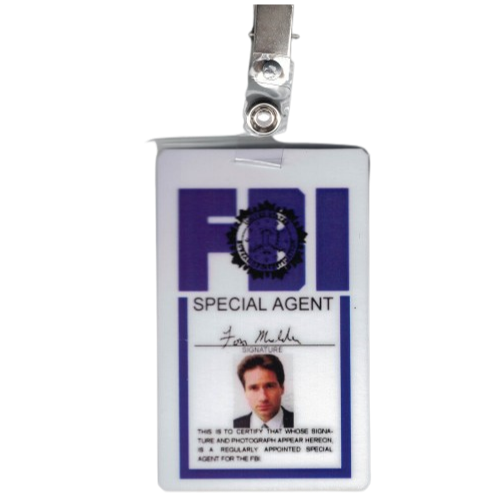 Credencial colgante - X-Files - Fox Mulder (1ra temporada)